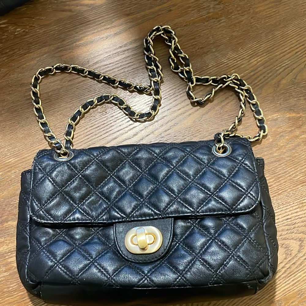 Black Leather Purse